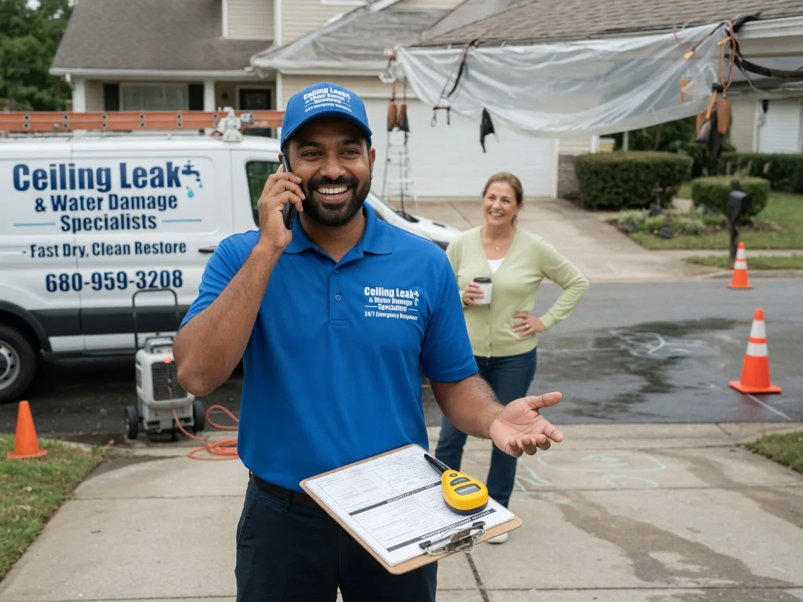 Ceiling Leak Cleanup Clarks Hill, SC FAQs